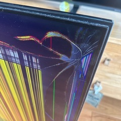 【ジャンク・無料】REGZA 50インチ液晶テレビ（画面割れ・部品取りなどに）の画像