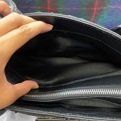 RODANIA クロコダイルレザー ハンドバッグ　ブラックの画像