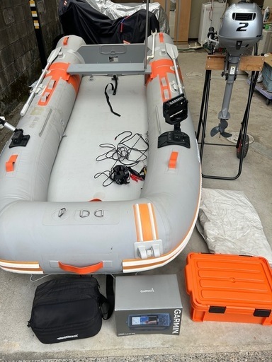 決定しました。【現金支払いOK】JOY CRAFT ゴムボート　HONDA　船外機一式