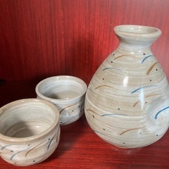 クラシックな急須と湯のみ2個セット（ほぼ新品）の画像