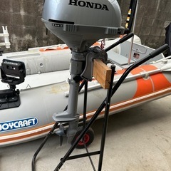 【現金支払いOK】JOY CRAFT ゴムボート　４人乗り　HONDA　船外機一式セットの画像