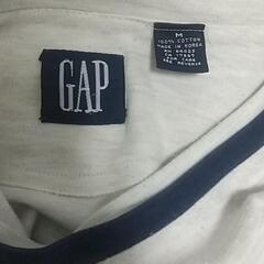 90s 韓国製　OLDGAP　無地 霜降り　グレー　スウェット tシャツの画像
