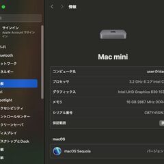 Mac mini（2018）512GB/16GB〈MRTR2J/A〉⑥の画像