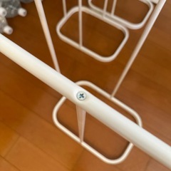 シンプル　ゴミ箱　中古　ホワイト　3個セットの画像