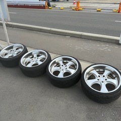 【希少！】AME シャレン 19インチ 9JPCD114.3 5穴 5H 深リム 当時物 絶版 シルビア スカイライン JZX100 アリスト クラウン ソアラの画像