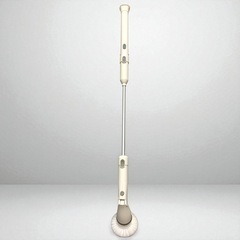 電動お掃除ブラシ バスポリッシャー 新品未使用品 4つのブラシ付き 通電動作確認済み 箱付き お風呂掃除 天井掃除 の画像
