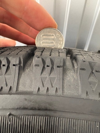 取引完了  ホイール付スタッドレスタイヤ 155/65R14 2022年製 BRIDGESTONE BLIZZAK VRX2 PCD100 4.5J +46