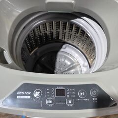 BESTEK 全自動洗濯機 BTWA01 3.8kg 2019年製 25h菊NSの画像