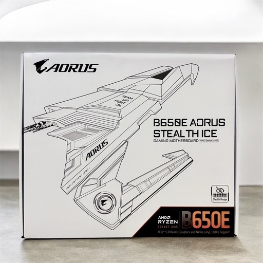 【現金支払いで5000円引き】マザーボード　GIGABYTE B650E AORUS STEALTH ICE 背面コネクタ・ホワイト基