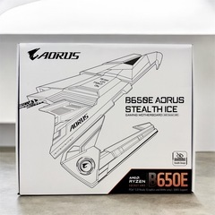 【現金支払いで5000円引き】マザーボード　GIGABYTE B650E AORUS STEALTH ICE 背面コネクタ・ホワイト基板採用  の画像