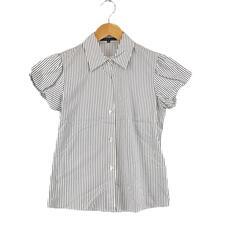 美品 theory セオリー フレンチスリーブ ストライプ 春夏...