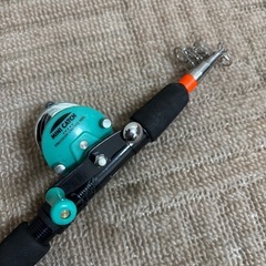 ワカサギ用　釣竿　130cm リール付きの画像