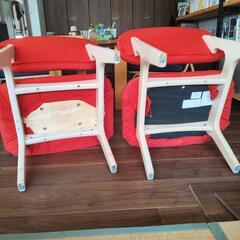 ニトリ リビングダイニングチェア DIY張替え品！の画像