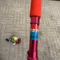 ワカサギ用　釣竿　60cm リール付き③の画像