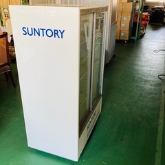 SUNTRY サンデン冷蔵ショーケース　MU-195XB 377L 動作品　レトロ　冷蔵庫　ショーケースの画像