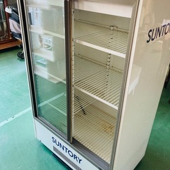 SUNTRY サンデン冷蔵ショーケース　MU-195XB 377L 動作品　レトロ　冷蔵庫　ショーケースの画像