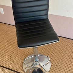 ニトリ カウンターチェアー シャインBK バーチェア 家具 椅子の画像