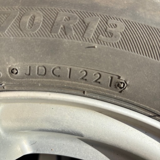 165/70R 13アルミタイヤホイールセット