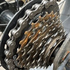 ★美品! BRONX CYCLES 4.0DD ブロンクス サイクル 約440ｍｍ(C-T) 7段変速 ハイテン銅フレーム ファットバイク 社外カゴ付 札幌発　リサイクルショップ札幌　買取本舗　西野店の画像