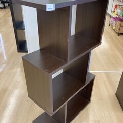 ★ジモティ割引あり★【リユースのサカイ野々市店】インテリアラック 茶 W(幅)59×D(奥行き)27×H(高さ)108cm ※クリーニング済みの画像