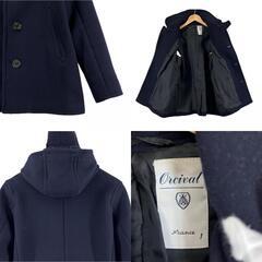 美品 ORCIVAL オーシバル ブランドロゴ 秋冬 AW ピーコート ウール ネイビー レディース 1【古着】【中古】【送料無料】の画像