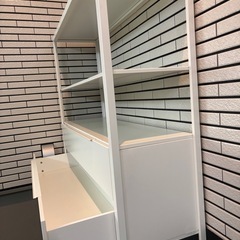 IKEAフィェルキンゲ シェルフユニット 引き出し付き, ホワイト