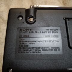 SONY ICF-M350V　FM・AMシンセサイザーラジオ(中古)の画像