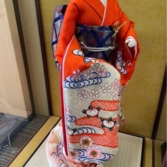 ◆早い方優先!! 日本人形　芸者　ガラスケース　舞妓　着物の画像