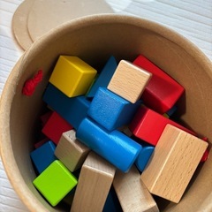 Hape Beech blocks 50個 積み木の画像