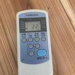 【T02】2024年製 コロナルームエアコン Relala/リララ 冷房専用 RC-2223 6畳用 リモコン取説付きの画像