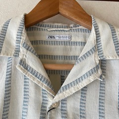 【新品未使用】ZARA 半袖シャツ　Mサイズ の画像