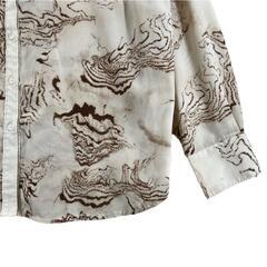 美品 Pair Pair ペアペア 抽象的 春夏 SS 長袖シャツ ポリエステル マルチカラー レディース M【古着】【中古】【送料無料】の画像