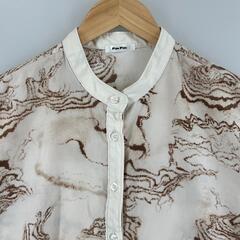 美品 Pair Pair ペアペア 抽象的 春夏 SS 長袖シャツ ポリエステル マルチカラー レディース M【古着】【中古】【送料無料】の画像