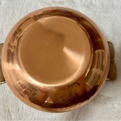 カレー作りに！未使用の銅鍋の画像