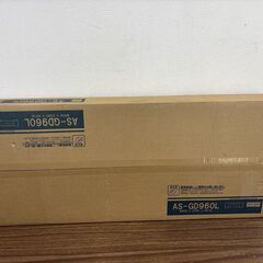【お売りします】未使用 未開封 朝日木材加工株式会社 キャスター付きテレビ台 ロータイプ AS-GD960L アッシュグレー木目 幅約96㎝の画像