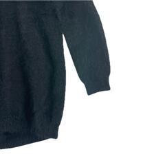 美品 PUPULA ププラ 無地 秋冬 AW 長袖ニット ウール ブラック レディース 38【古着】【中古】【送料無料】の画像