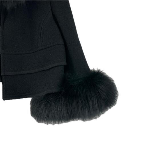 美品 TO BE CHIC トゥービーシック 無地 秋冬 AW ファー