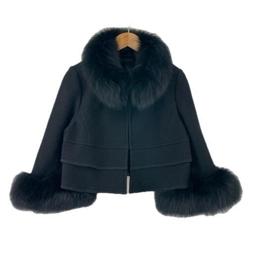 美品 TO BE CHIC トゥービーシック 無地 秋冬 AW ファー