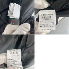 美品 Alumet アリュメット ダウンフェザー 両面プリント 秋冬 AW ダウンベスト ポリエステル オフホワイト レディース M〜L【古着】【中古】【送料無料】の画像