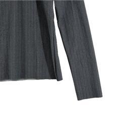 美品 IRIE WASH イリエウォッシュ 無地 秋冬 AW 長袖ニット ポリエステル グレー レディース S リブニット【古着】【中古】【送料無料】の画像