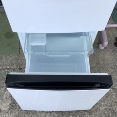 【リサイクルサービス八光】2021年製　ハイセンス　134L　2ドア　ノンフロン冷蔵庫　パールホワイト　HR-D1303の画像