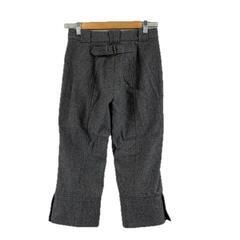 美品 Iro イロ 無地 オールシーズン クロップドパンツ ウール グレー レディース 36 フランネル【古着】【中古】【送料無料】の画像