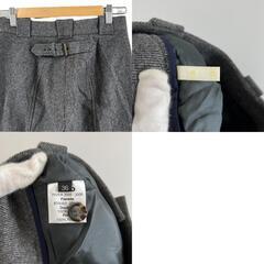 美品 Iro イロ 無地 オールシーズン クロップドパンツ ウール グレー レディース 36 フランネル【古着】【中古】【送料無料】の画像
