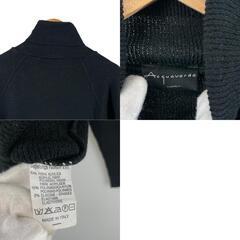美品 Aqua Verde アクアベルデ タートルネック 無地 秋冬 AW 長袖ニット アクリル ブラック レディース【古着】【中古】【送料無料】の画像
