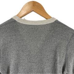美品 ノーブランド  カシミヤ100% ライン 秋冬 AW カーディガン カシミヤ グレー レディース【古着】【中古】【送料無料】の画像