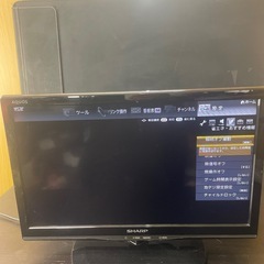 SHARP 2014年製　19インチ　液晶テレビの画像