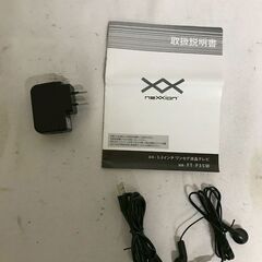 【北見市発】ネクシオン nexxion 3.2インチワンセグ液晶テレビ FT-P3SW 2021年製 白 ポータブル 携帯 (E3562kmsYM)の画像