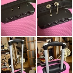 【良品
】スーツケース　ピンク　引き取り可能の画像