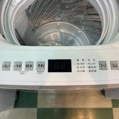ジャングルジャングル貝塚店 5.5kg洗濯機　ハイセンス HW-55E4W 2024年製 縦型洗濯機 中古 貝塚市 リユース品 リサイクルショップ 洗浄済みの画像