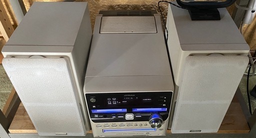 Victor ミニコンポ CD MD カセットテーププレーヤー (くぅ) 出雲